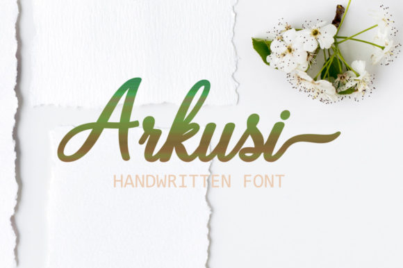 Arkusi: A Versatile Script Font for Creative Branding