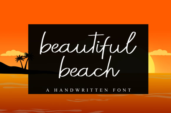 Beautiful Beach: A Handwritten Font for Modern Web Design