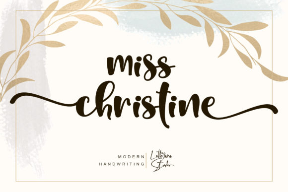 Bring Your Handmade Creations to Life with Miss Christine Font