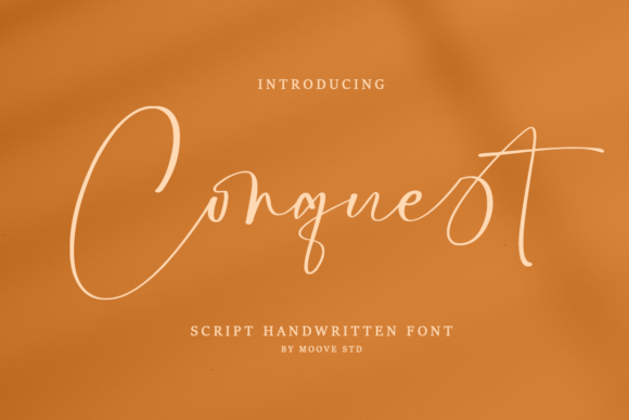 Conquest: A Stylish Script Font for Luxurious Branding