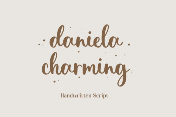 Daniela Charming: A Delicate Script Font for Web Design