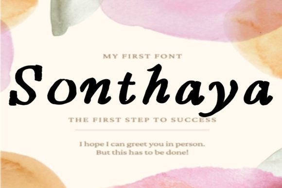 Discover Sonthaya: A Delicate Script for Editorial Elegance