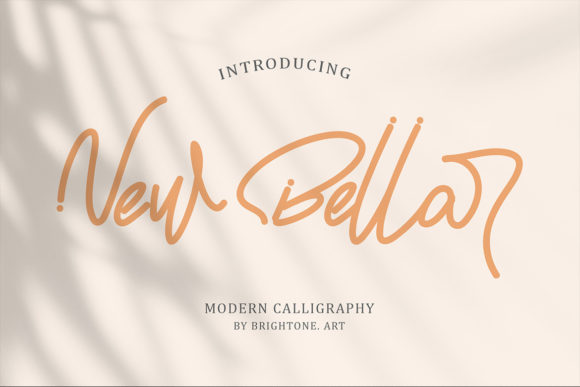 Discover the Charm of New Bellar: A Handwritten Font for Crafters