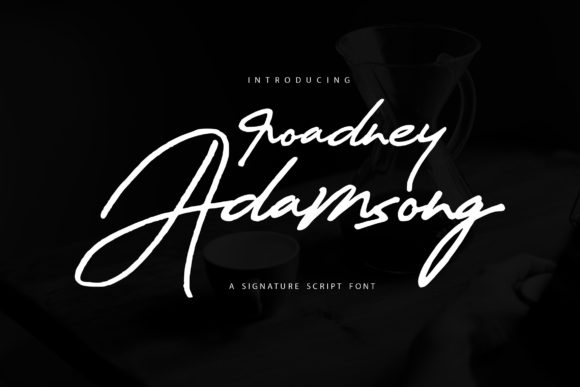 Discovering Roadney Adamsong: A Handwritten Font for Editorial Elegance