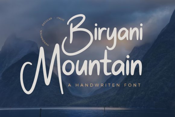 Enhance Your Brand with Biryani Mountain Font