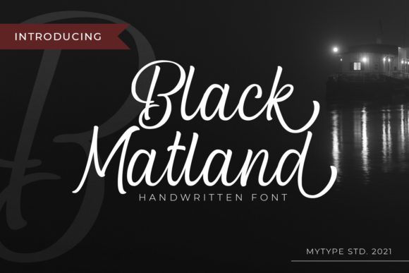 Enhance Your Brand with Blcak Matland: A Stylish Handwritten Font