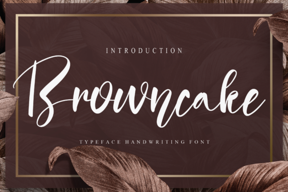 Enhance Your Brand with Browncake: A Premium Handwritten Font