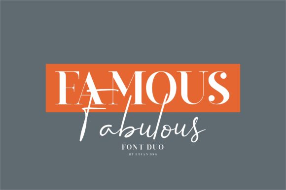 Enhance Your Brand with Famous Fabulous Font