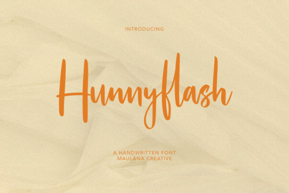 Enhance Your Brand with Hunnyflash: A Dazzling Script Font