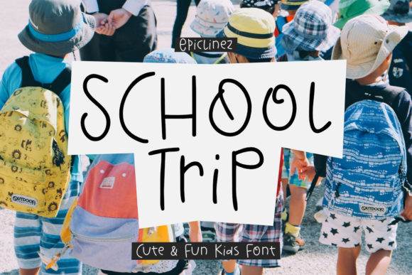 Enhance Your Brand with School Trip Font