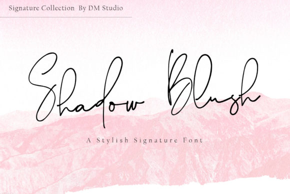 Enhance Your Brand with Shadow Blush Font