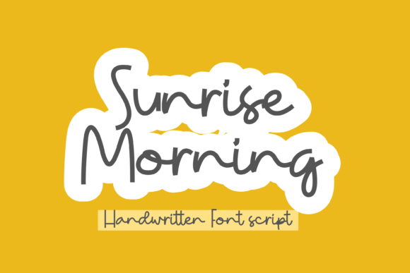 Enhance Your Brand with Sunrise Morning Font