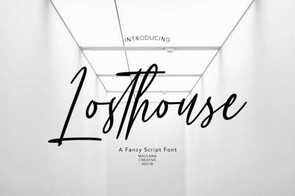 Enhance Your Craft Projects with Losthouse Font