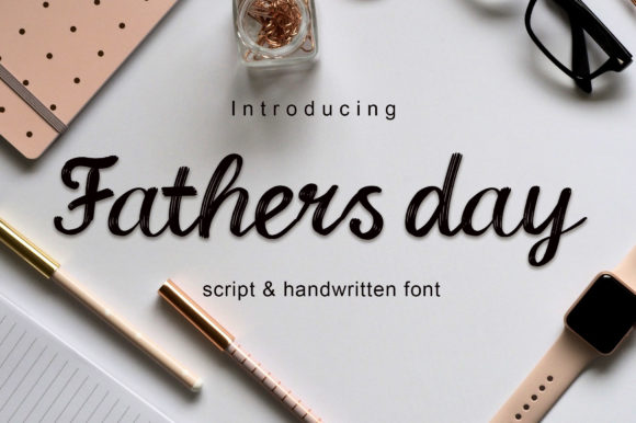 Fathers Day: A Handwritten Font for Modern Web Design