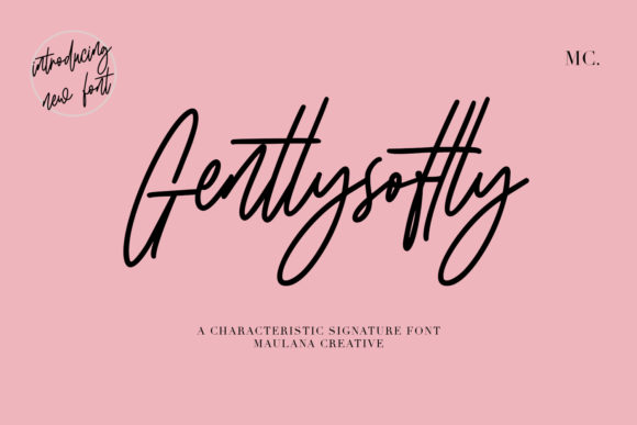 Gentlysoftly: Elevate Your Campaign with a Stylish Script Font