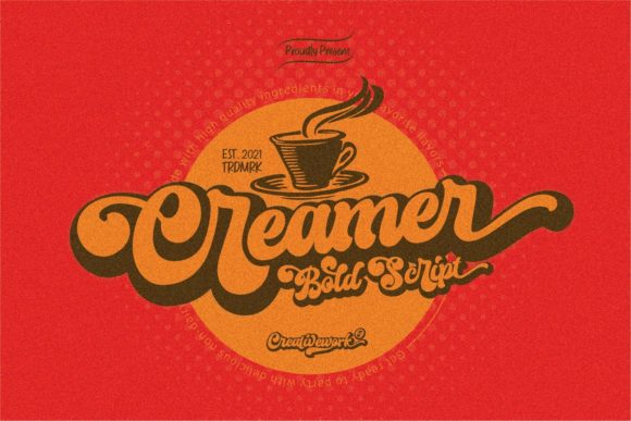 Introducing Creamer: A Bold Handwritten Font for Creative Branding