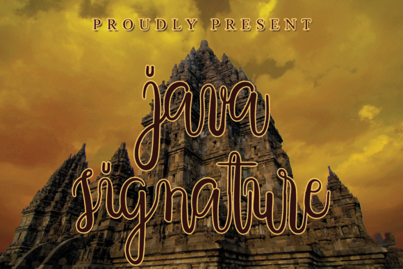 Java Signature: A Whimsical Font for Creative Makers