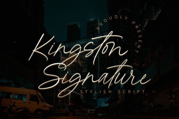 Kingston Signature: A Font for Elegant Editorial Design