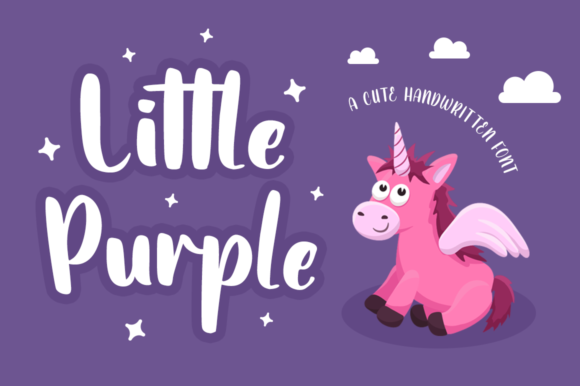 Little Purple: A Charming Handwritten Font for Editorial Design