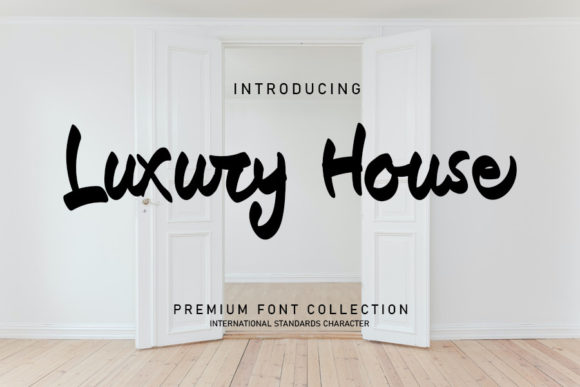 Luxury House: Elevate Your Editorial Design with This Premium Font