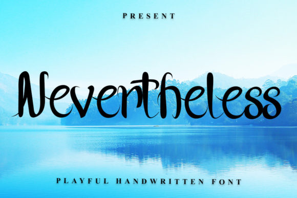 Nevertheless: A Refined Script Font for Sophisticated Branding