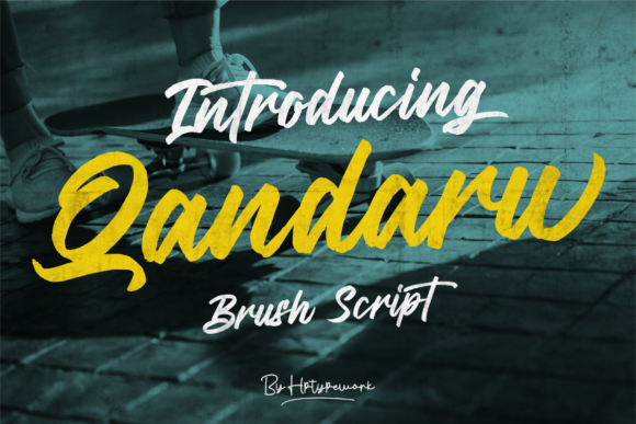 Qandaru: A Bold Handwritten Font for Dynamic Campaigns