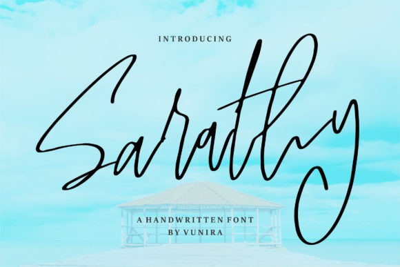 Sarathy: A Stylish Script Font for Elegant Editorial Design
