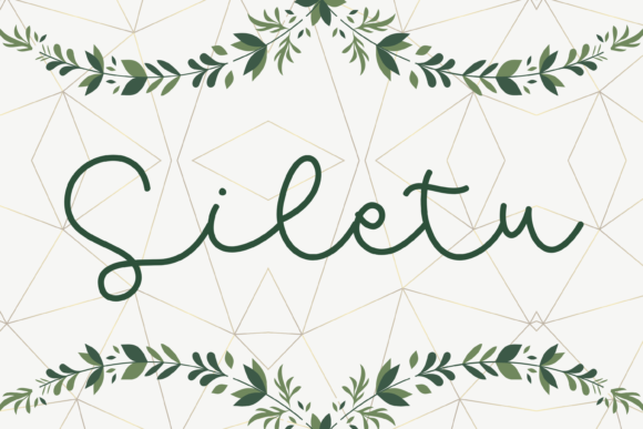 Siletu: A Whimsical Script Font for Creative Web Design