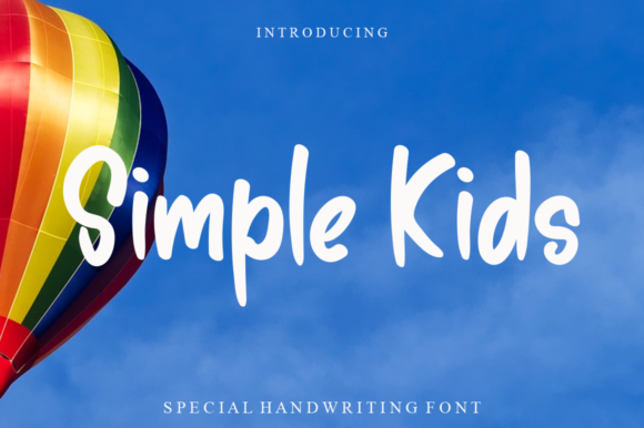 Simple Kids: A Charming Cursive Font for Engaging Campaigns