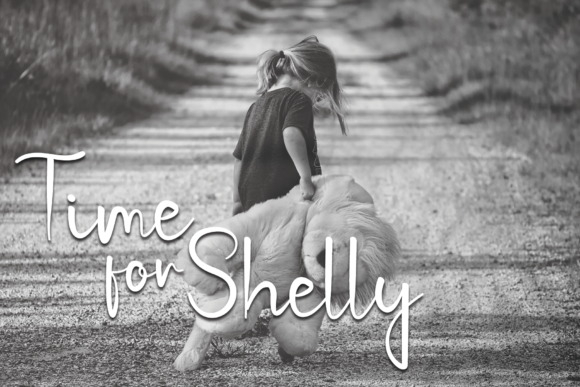 Time for Shelly: Elevate Your Campaign with a Premium Script Font