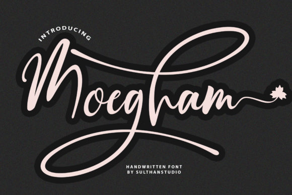 Transform Your Brand with Moegham: A Chic Script Font