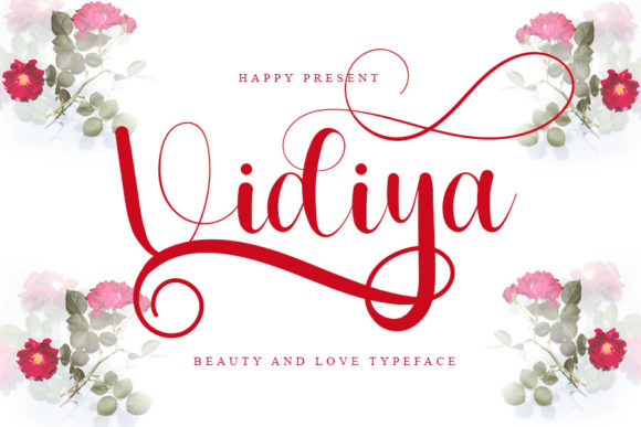 Vidiya: The Elegant Script Font for Stunning Campaigns